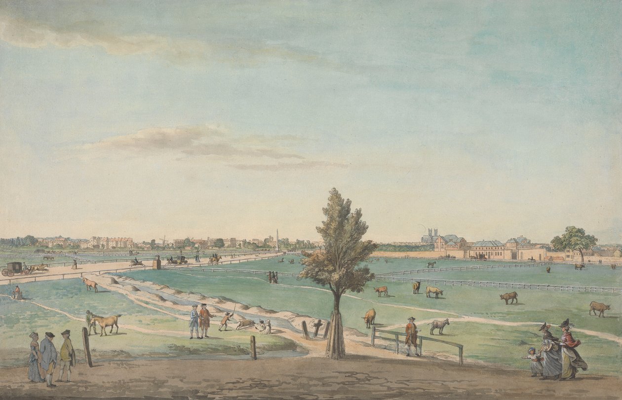 Kennington Common od Samuel Hieronymus Grimm