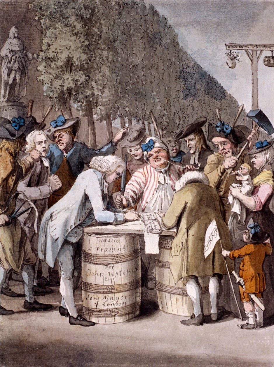 „Volby Middlesex“, 1775. od Samuel Hieronymus Grimm