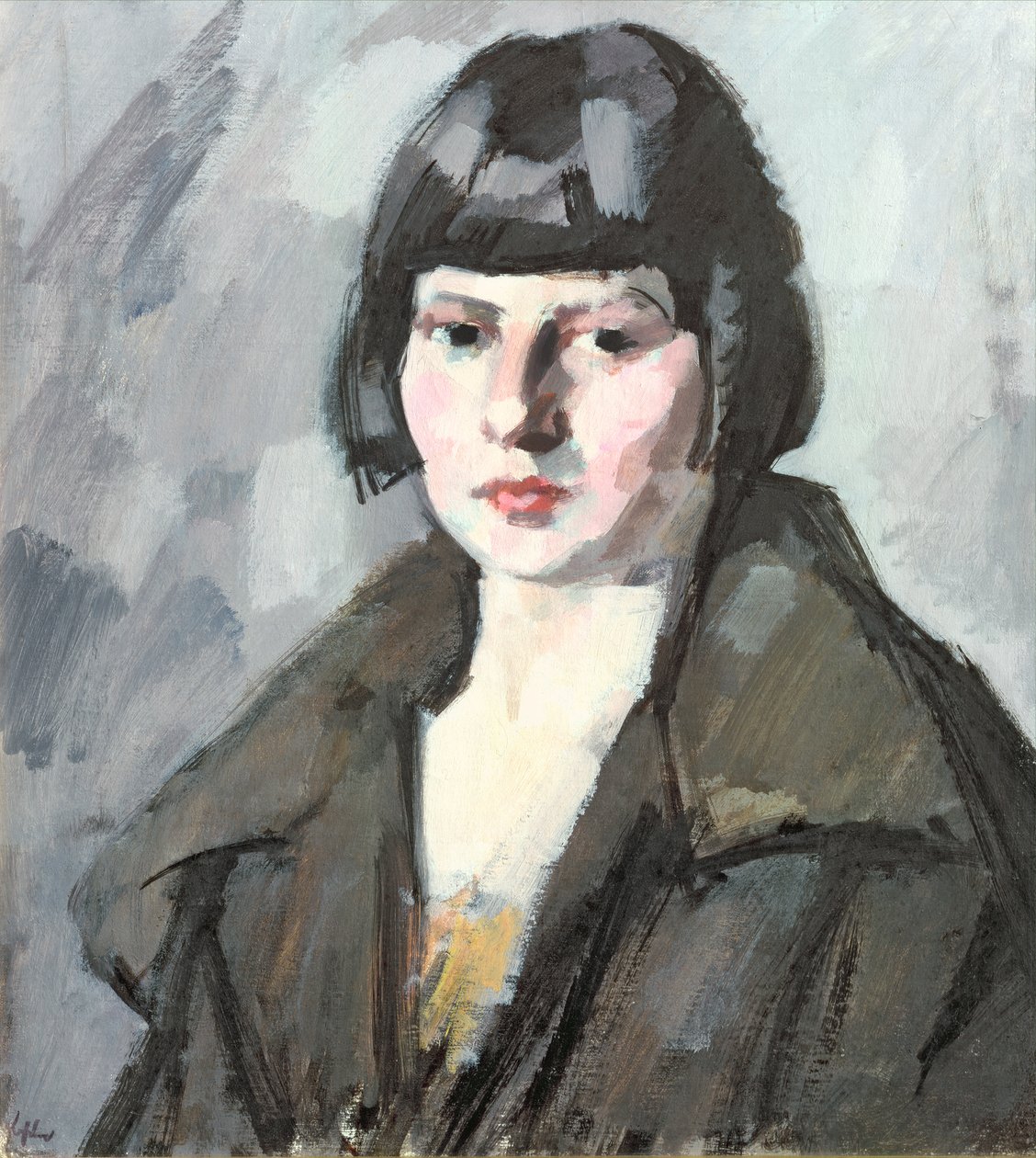 Hlava mladé dívky, kolem roku 1920 od Samuel John Peploe
