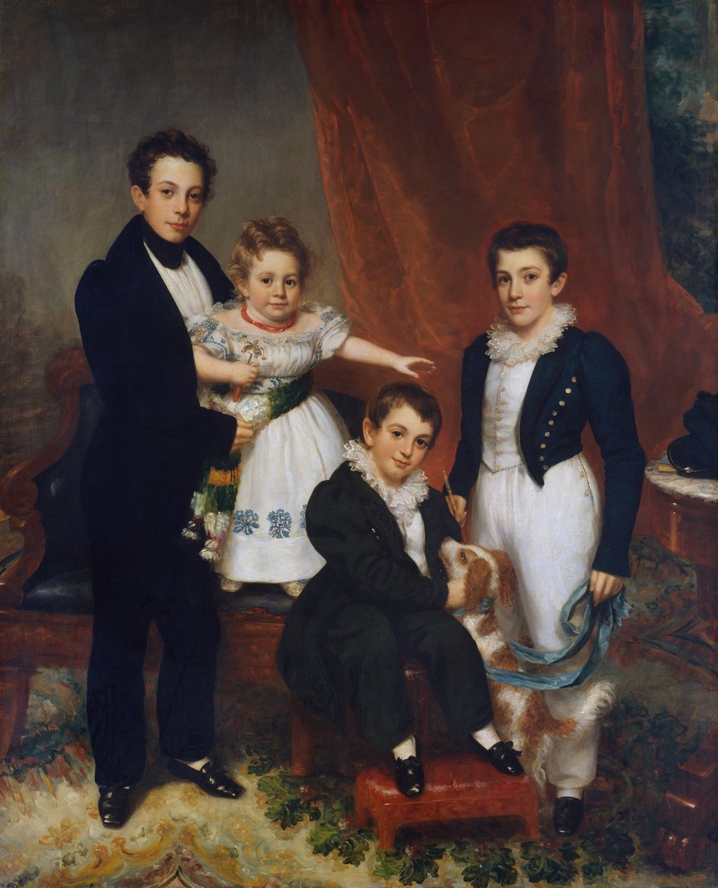 Knappovy děti, ca. 1833-34. od Samuel Lovett Waldo