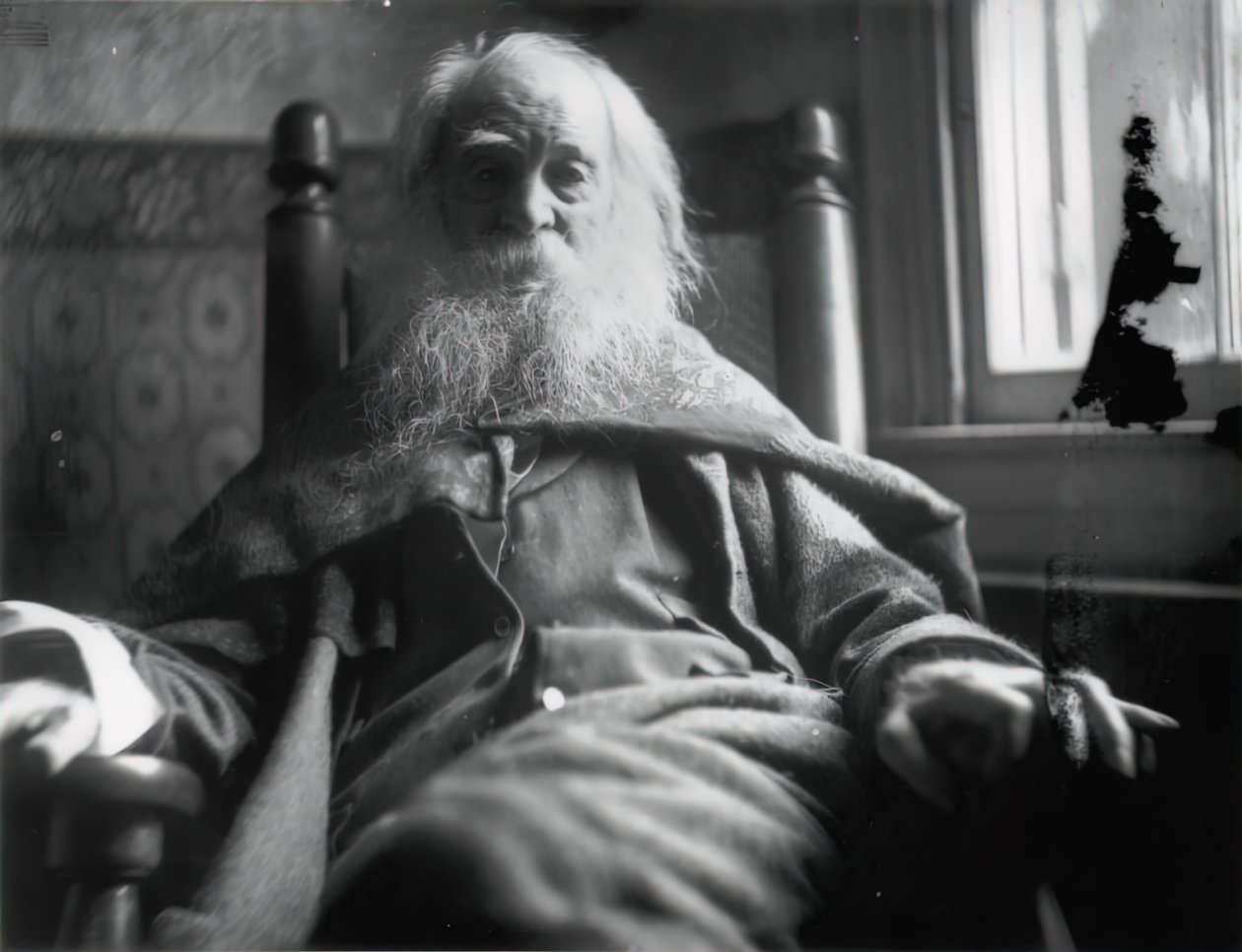 Walt Whitman v Camdenu, NJ, c. 1891. od Samuel Murray