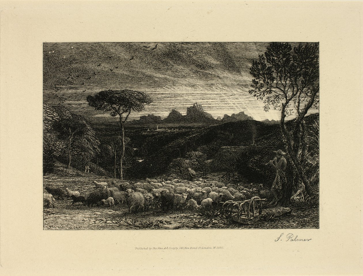 Brzy ráno od Samuel Palmer