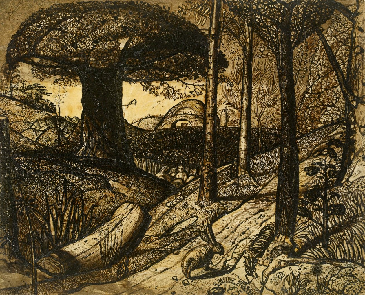 Brzy ráno, 1825 od Samuel Palmer