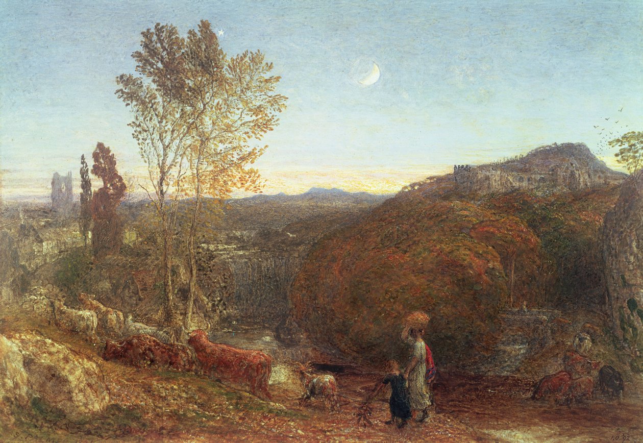 Jít domů v čase zákazu vycházení od Samuel Palmer
