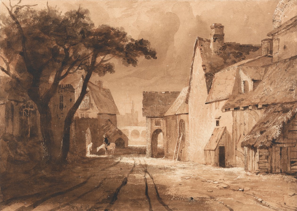 Studie starých budov od Samuel Palmer