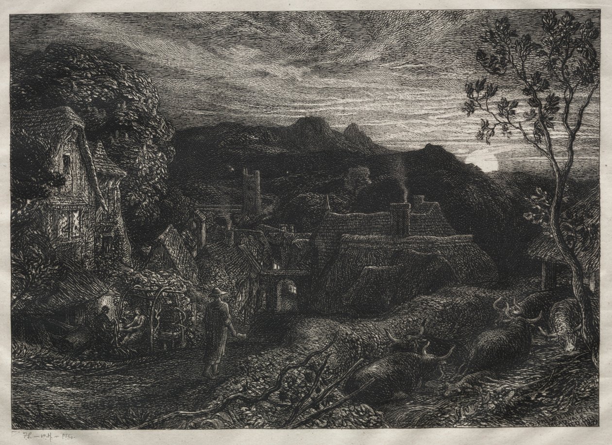 Zvonilka, 1879. od Samuel Palmer