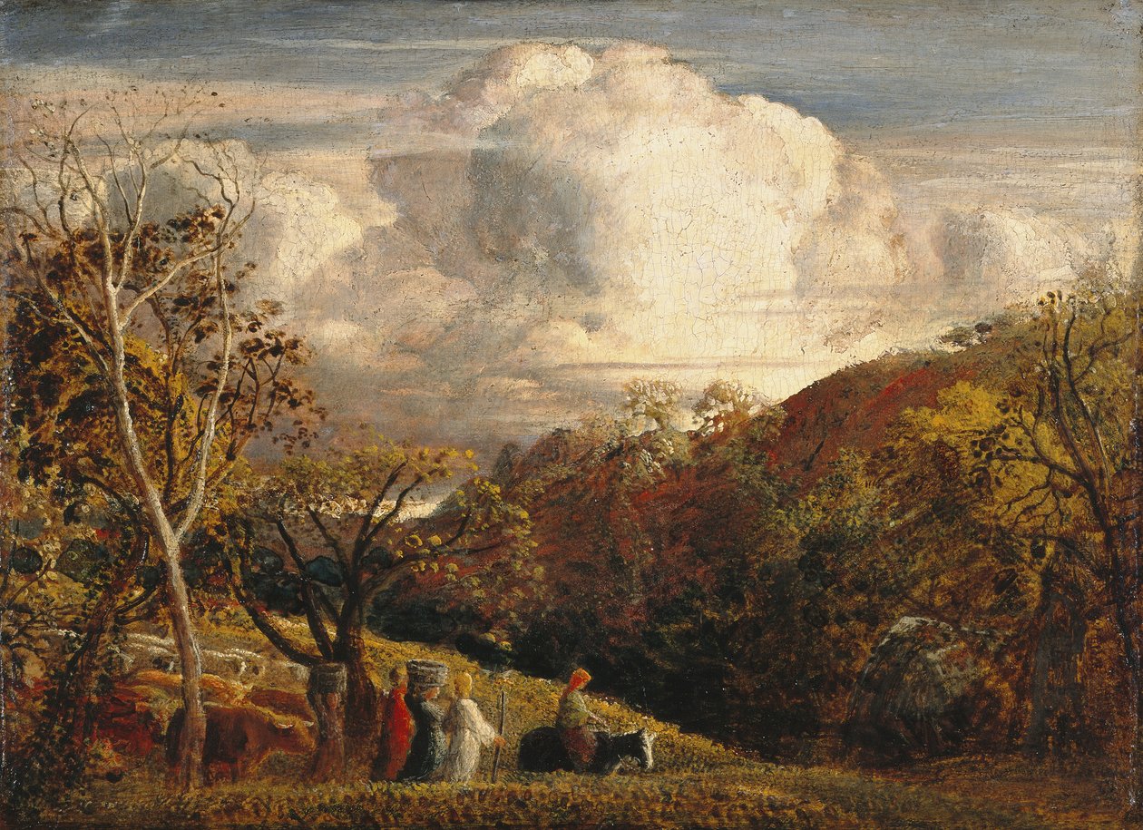 Jasný mrak od Samuel Palmer