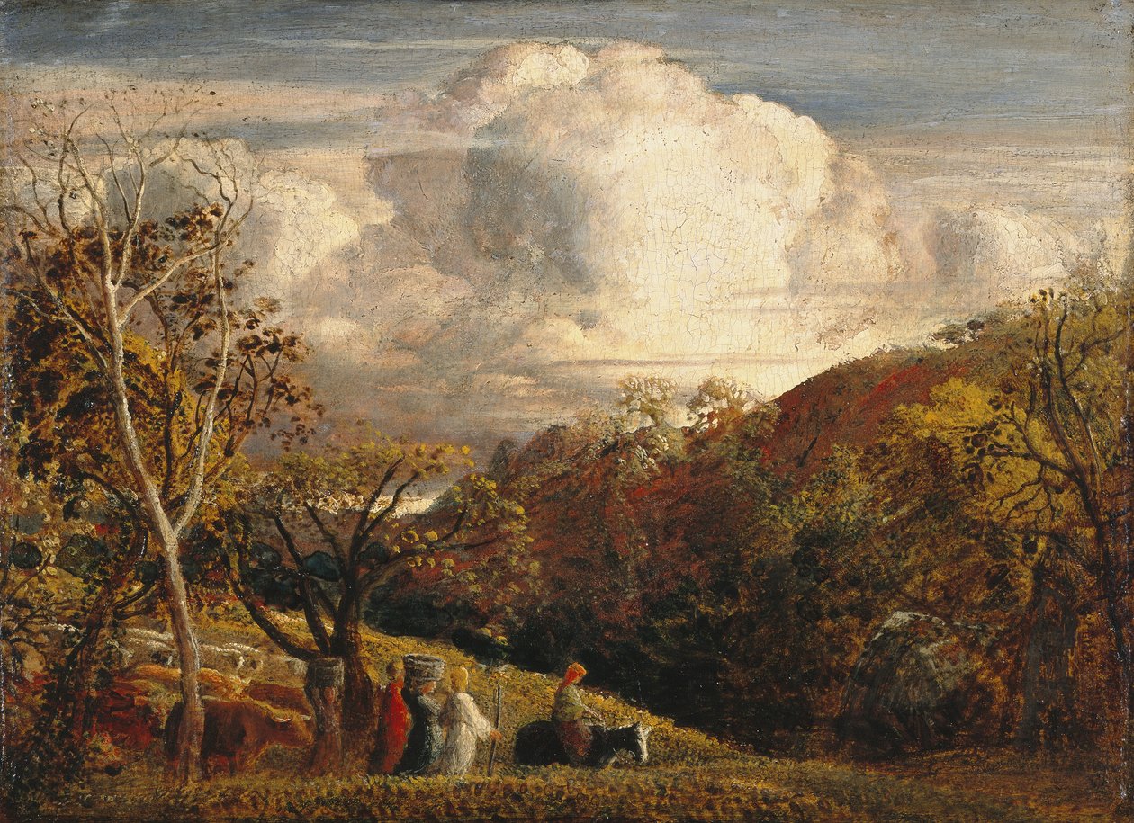 Jasný mrak od Samuel Palmer