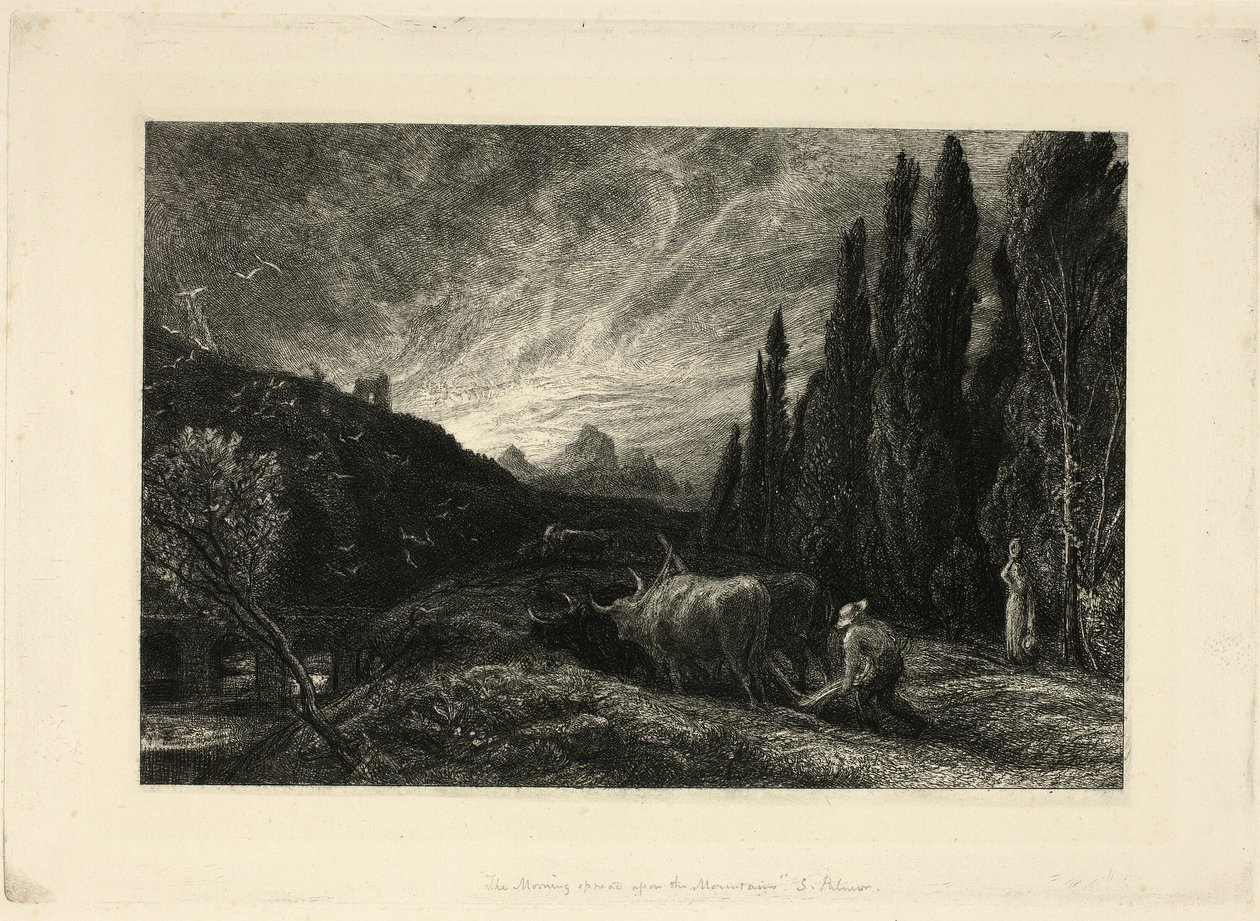 Raný oráč od Samuel Palmer