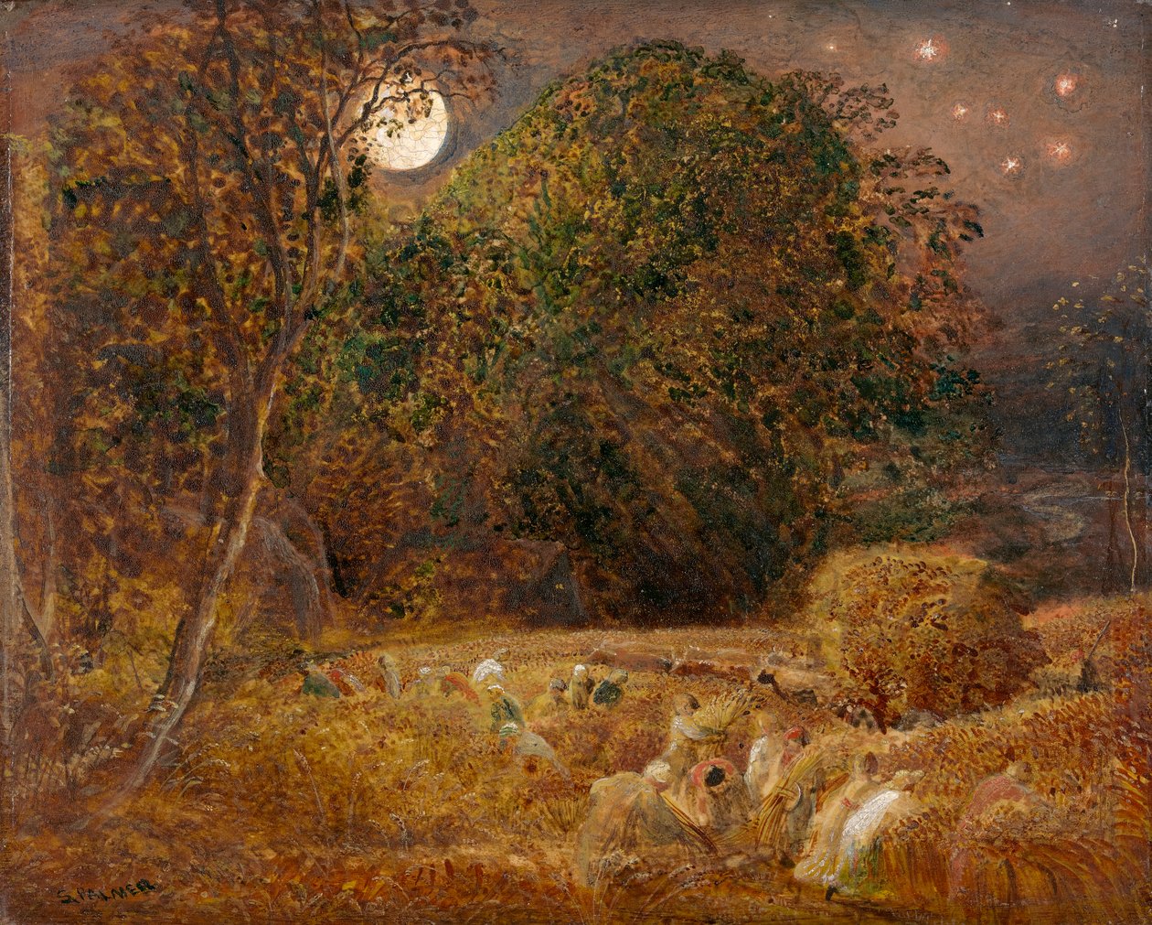 Harvest Moon od Samuel Palmer