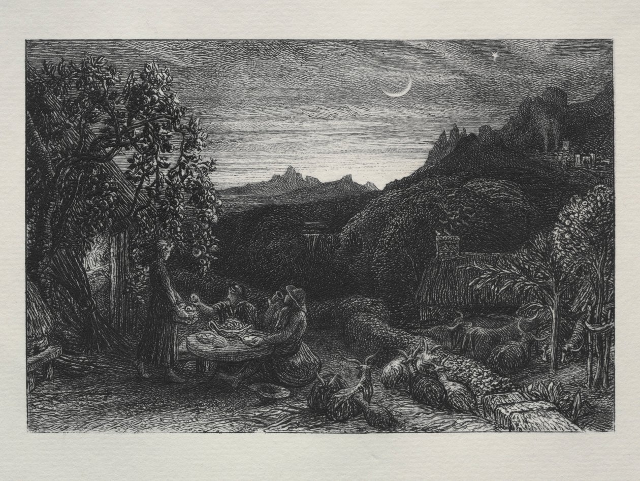Homeward Star, 1883. od Samuel Palmer