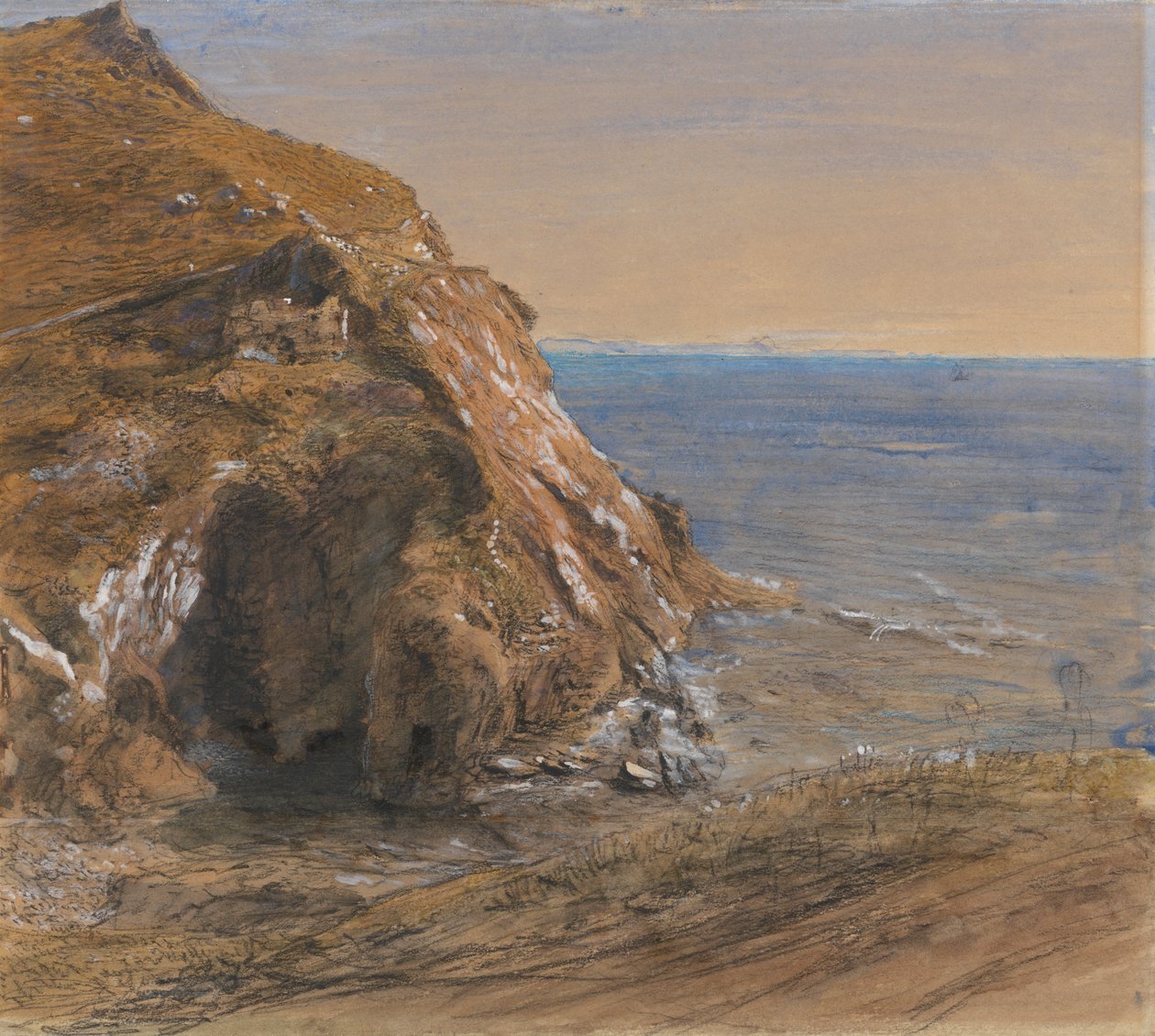 The Rock Slip poblíž Boscastle od Samuel Palmer