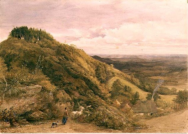 Pastýřka od Samuel Palmer