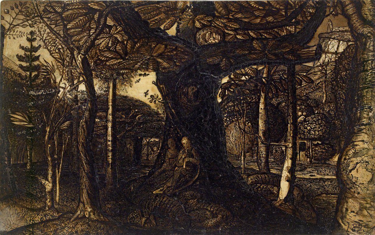 Sukně dřeva, 1825 od Samuel Palmer