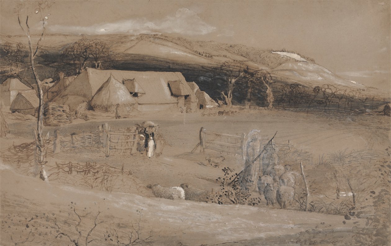 Údolí vize od Samuel Palmer