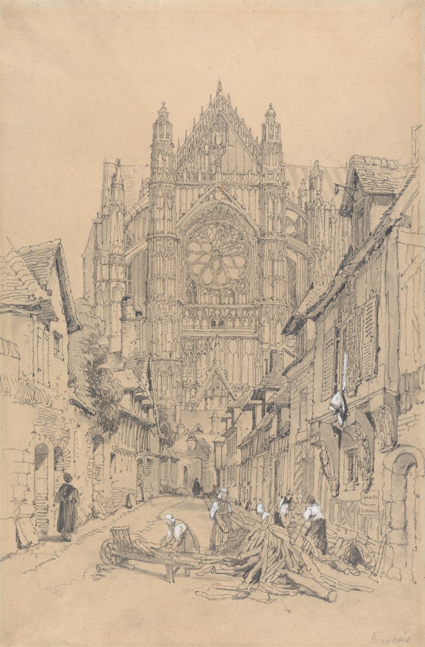 Katedrála v Beauvais od Samuel Prout