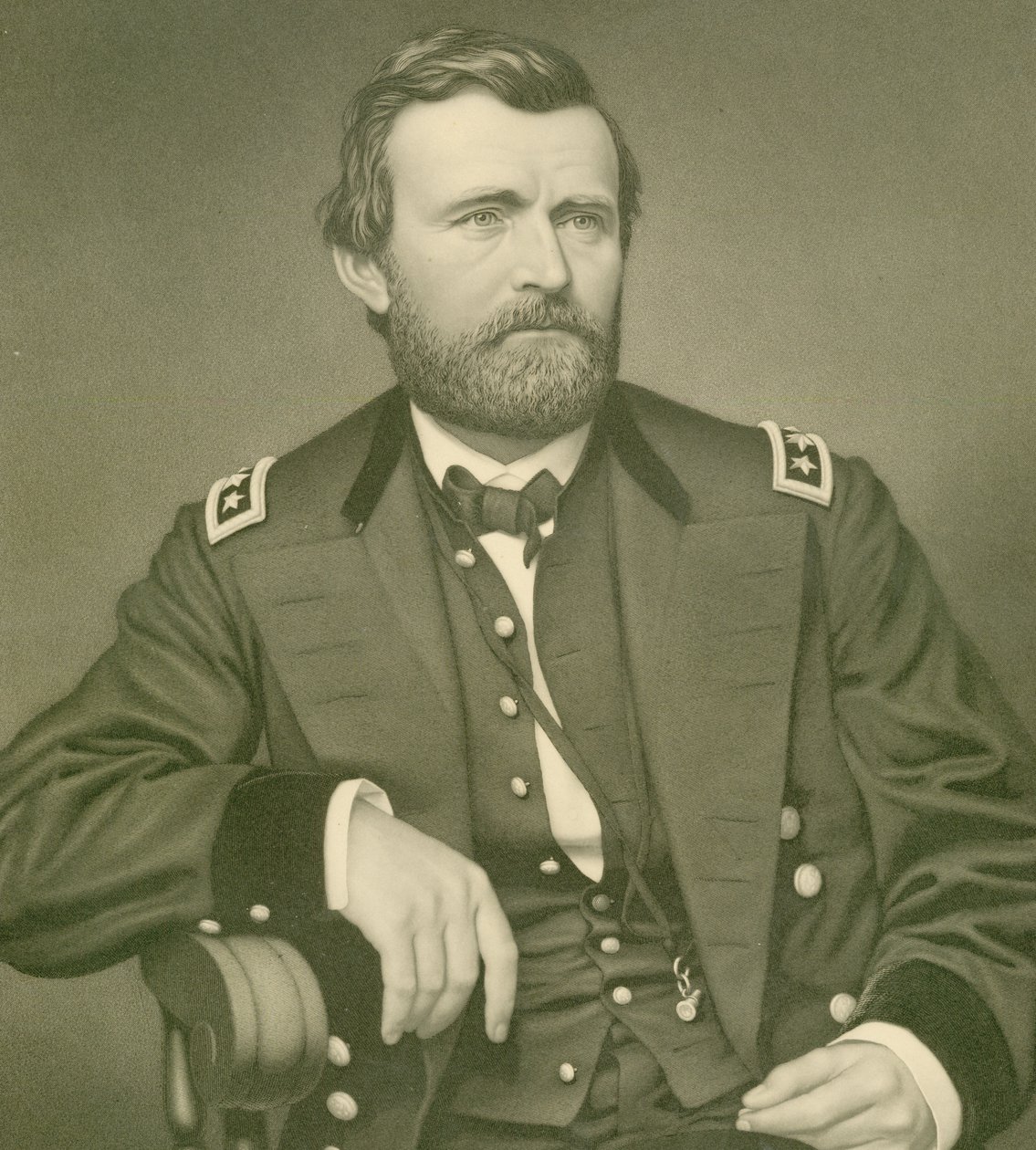 Generál Ulysses S. Grant (oříznuto) od Samuel Sartain