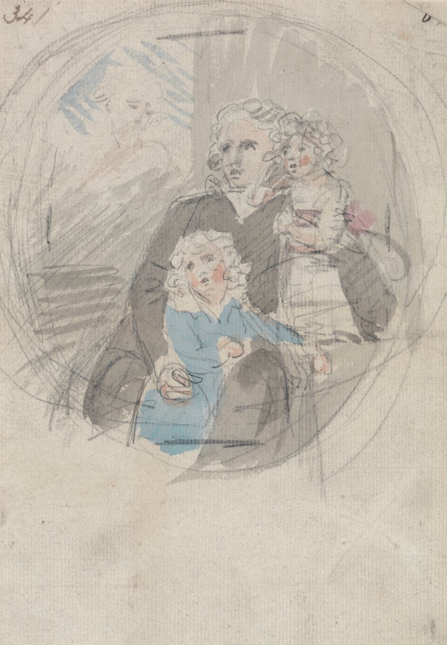 Studie pro portrétní skupinu od Samuel Shelley