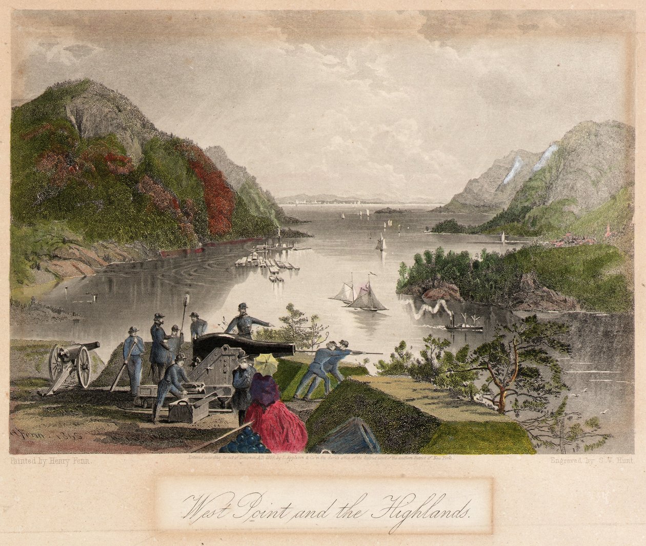 West Point a Vysočina od Samuel Valentine Hunt
