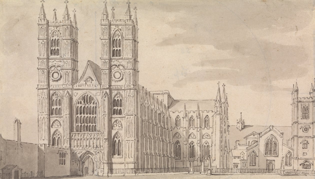 Westminsterské opatství od Samuel Wale