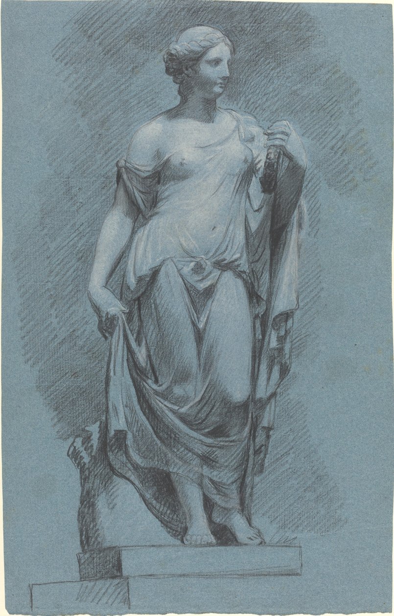 "Farnese Flora" ve Stourhead od Samuel Woodforde