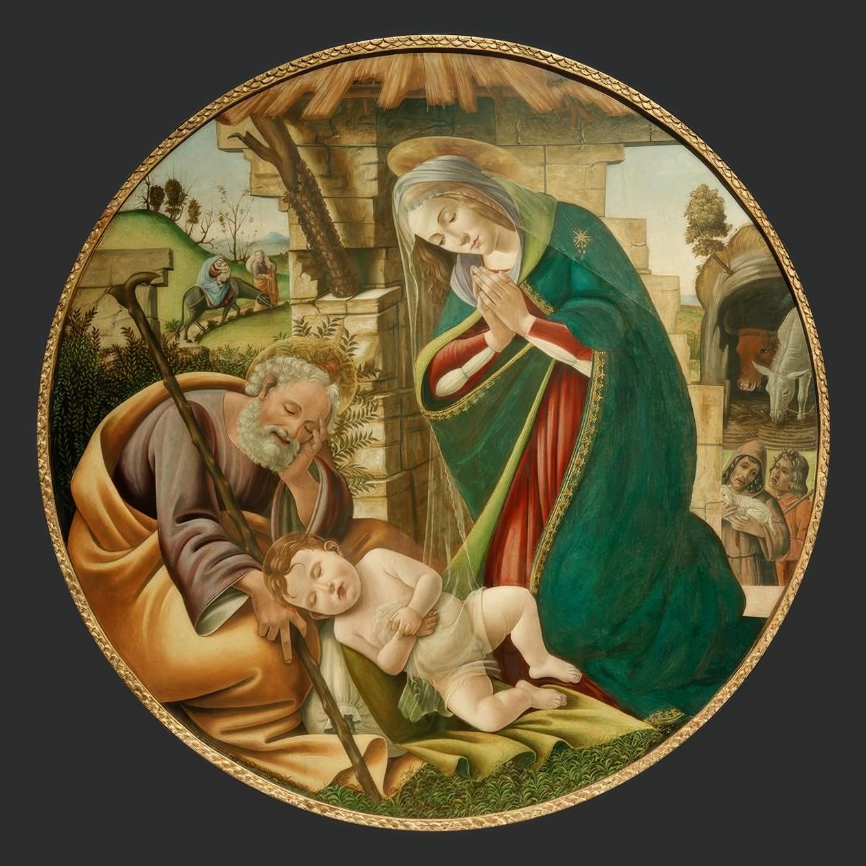 Klanění dítěte od Sandro Botticelli