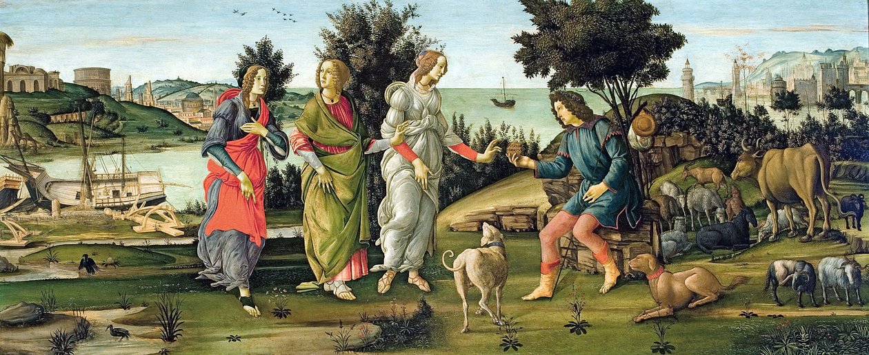 Rozsudek v Paříži od Sandro Botticelli