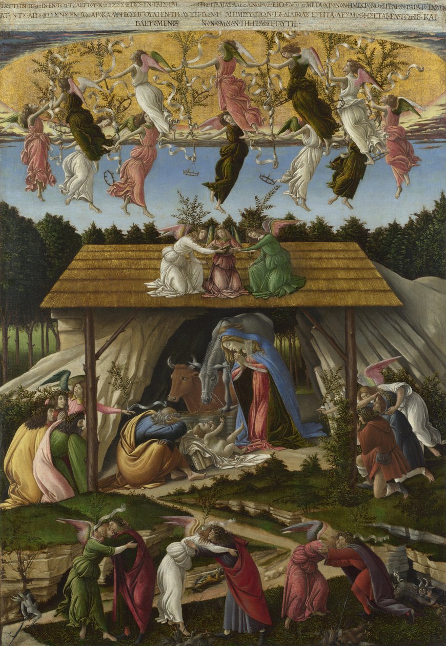 Mystické Zrození od Sandro Botticelli