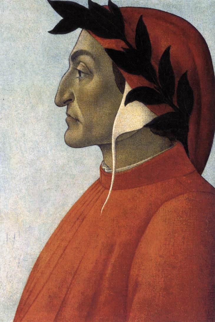 Portrét Danteho od Sandro Botticelli