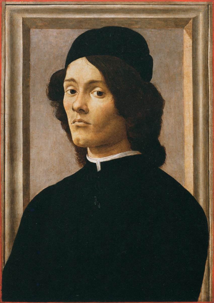 Portrét mládí od Sandro Botticelli