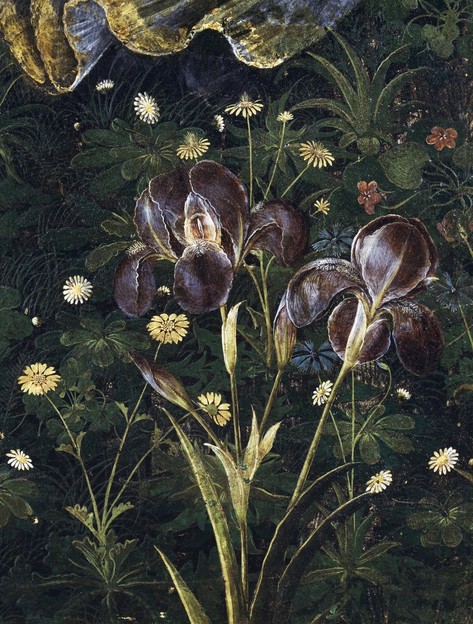Primavera, c.1478, tempera na detailu panelu z 558 od Sandro Botticelli