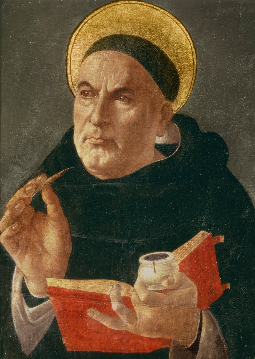 Sv.Tomáš Akvinský od Sandro Botticelli