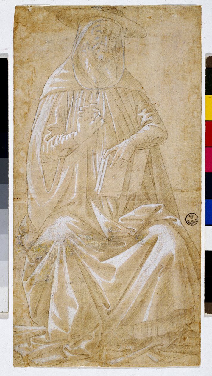 Studie svatého Jeronýma (kresba) od Sandro Botticelli