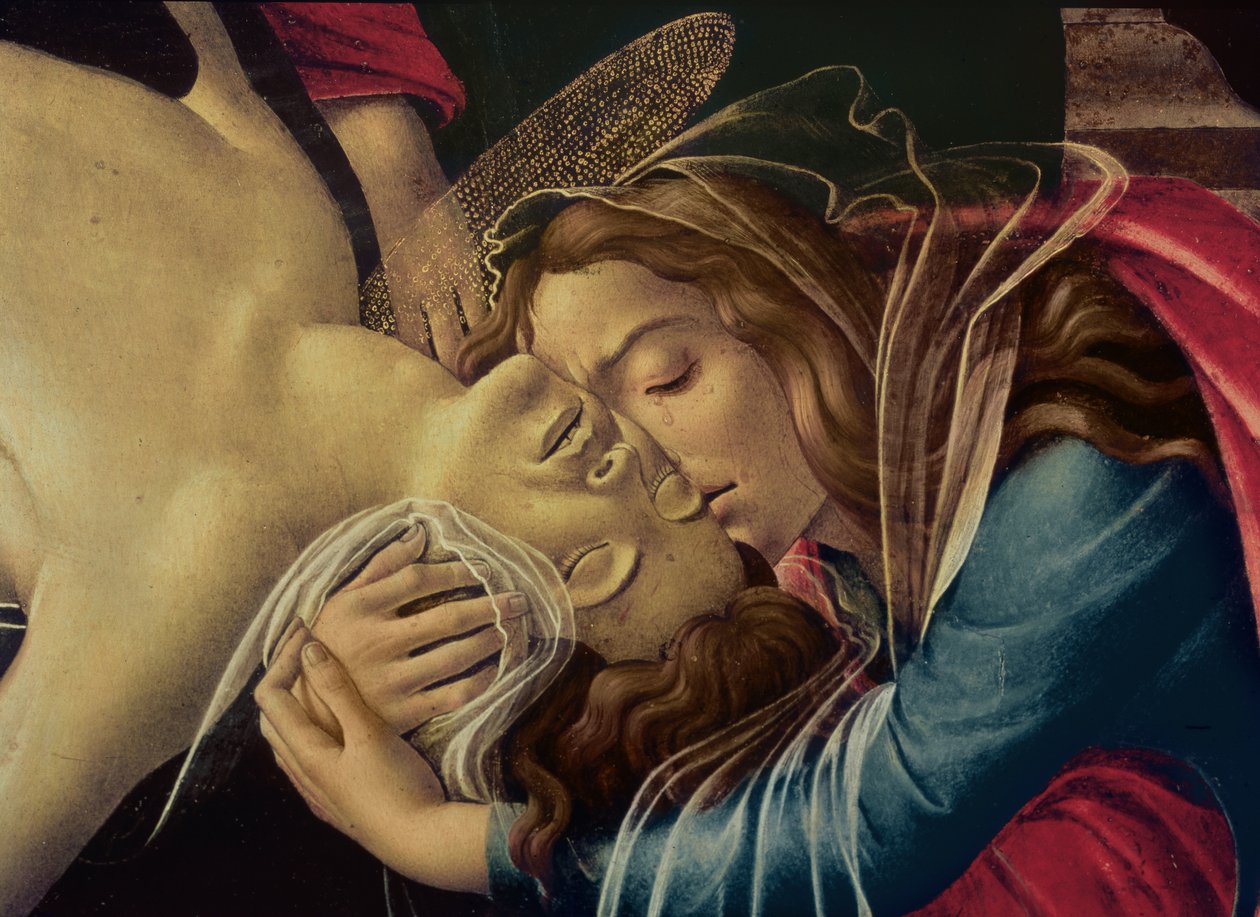 Oplakávání Krista, kolem roku 1490 (detail 604) od Sandro Botticelli