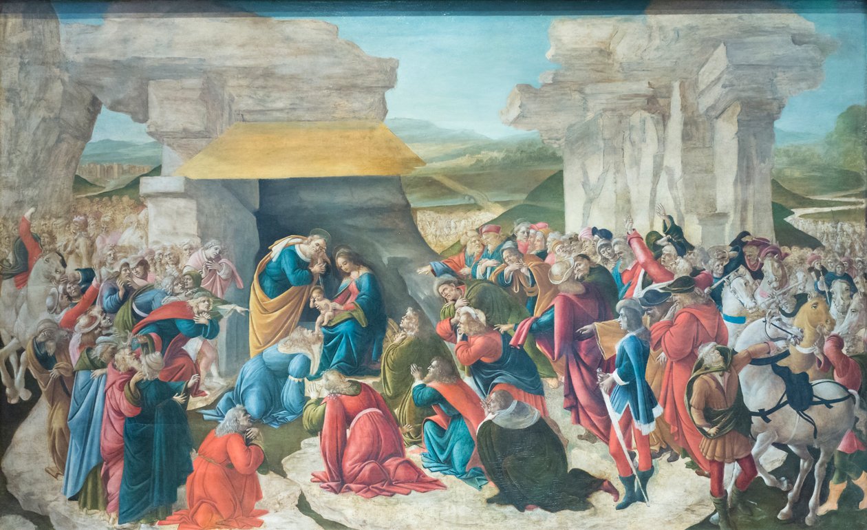 Klanění tří králů od Sandro Botticelli