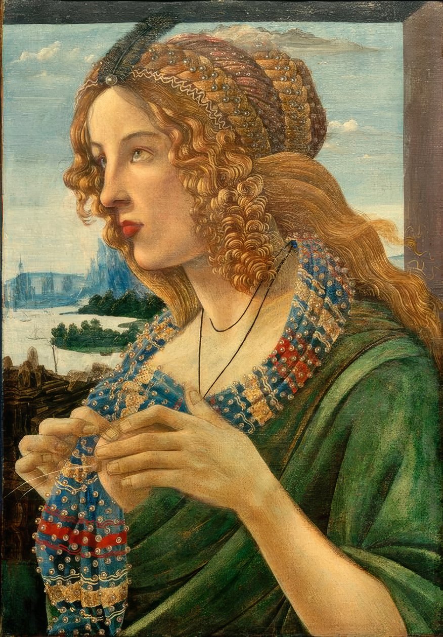 Alegorický portrét ženy (Simonetta Vespucci?) od Sandro Botticelli