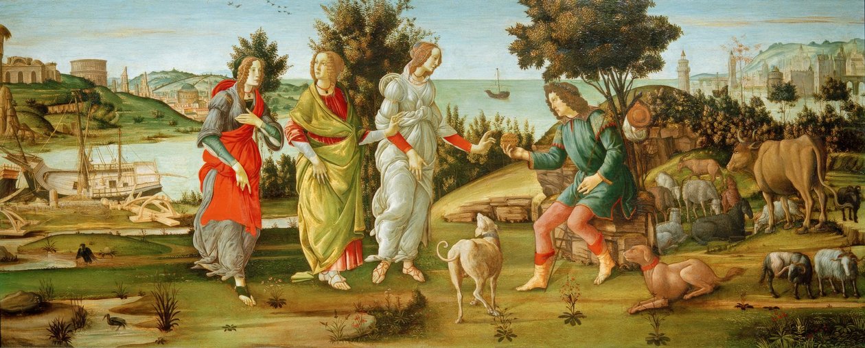 Rozsudek z Paříže od Sandro Botticelli