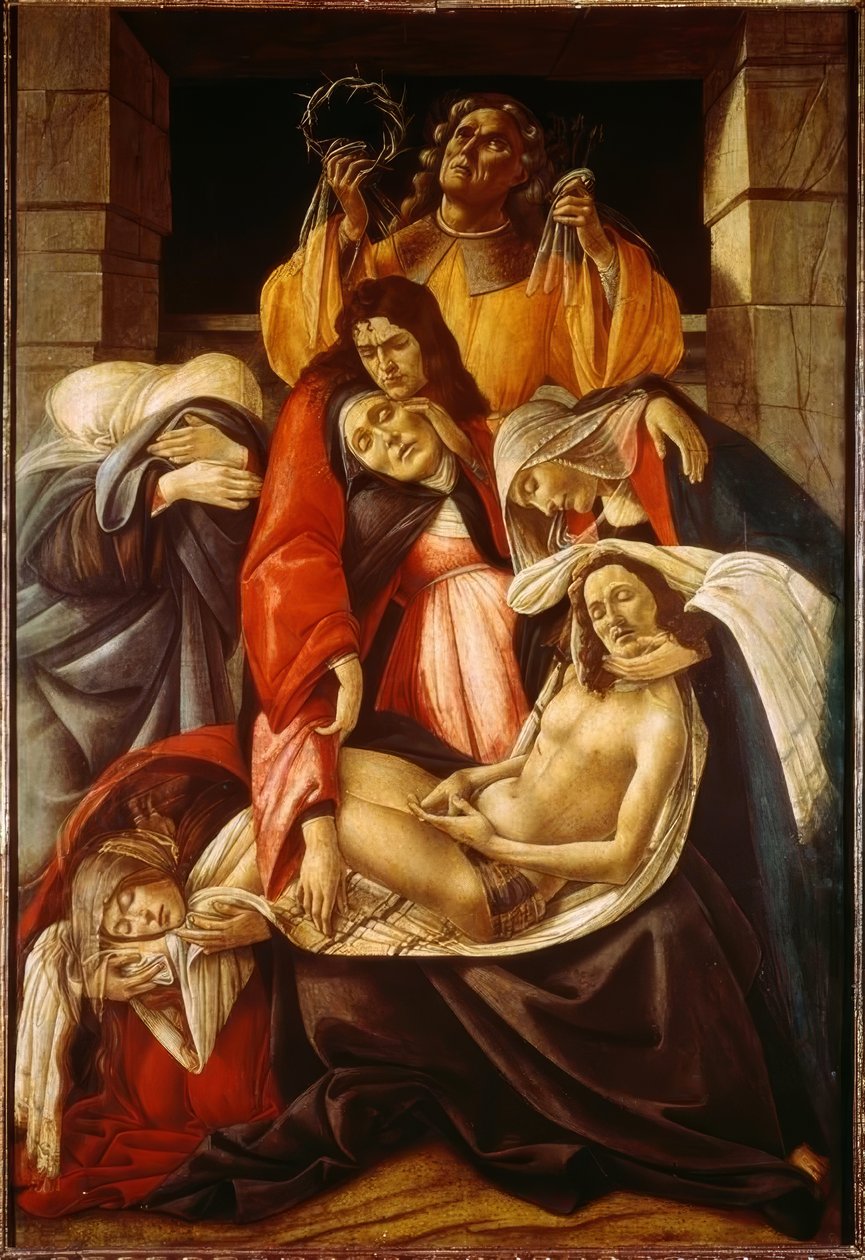 Kristův nářek od Sandro Botticelli
