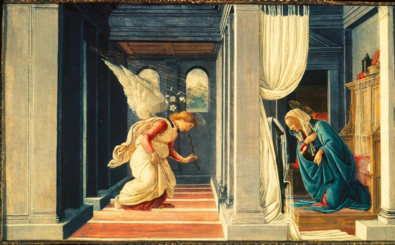 Zvěstování Marii od Sandro Botticelli
