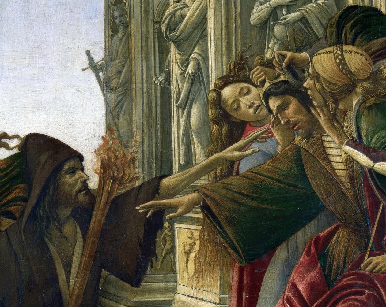 Pomluva Apelles od Sandro Botticelli