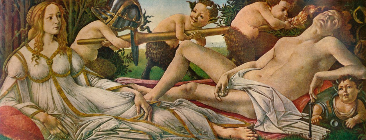 Mars a Venuše, c1485, 1911 od Sandro Botticelli
