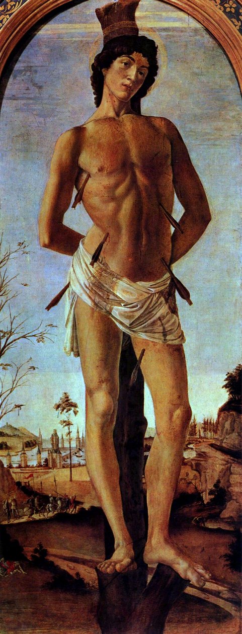 Svatý Sebastian od Sandro Botticelli