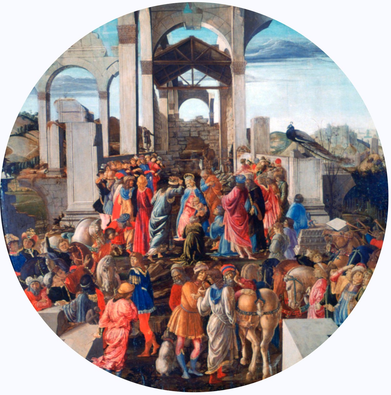 Klanění králů, c1470-1475 od Sandro Botticelli