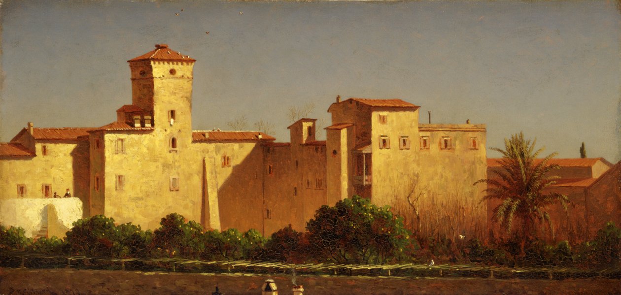 Villa Malta, Řím, 1879. od Sanford Robinson Gifford