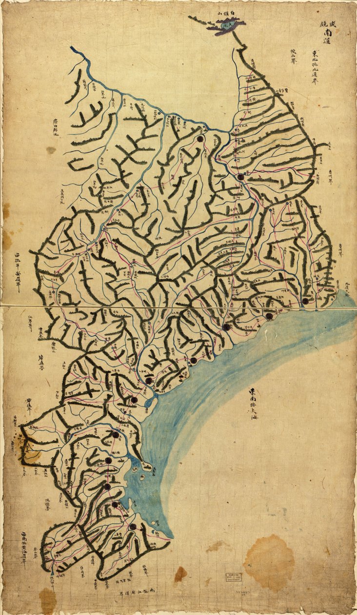 Chosŏn chido. LOC 83675009-6 od Sang Gi Chŏng