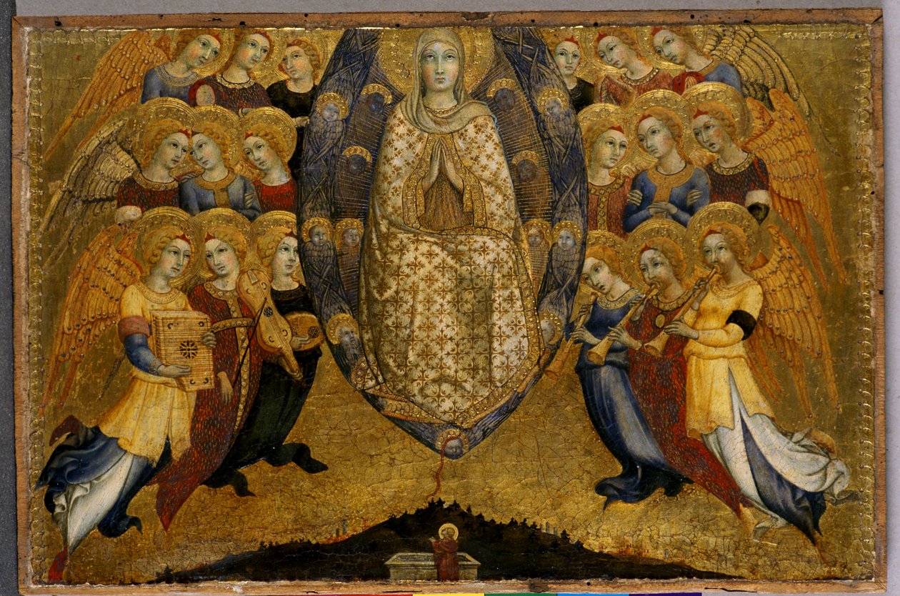 Nanebevzetí Panny Marie, kolem roku 1449 (tempera na dřevě) od Sano di Pietro