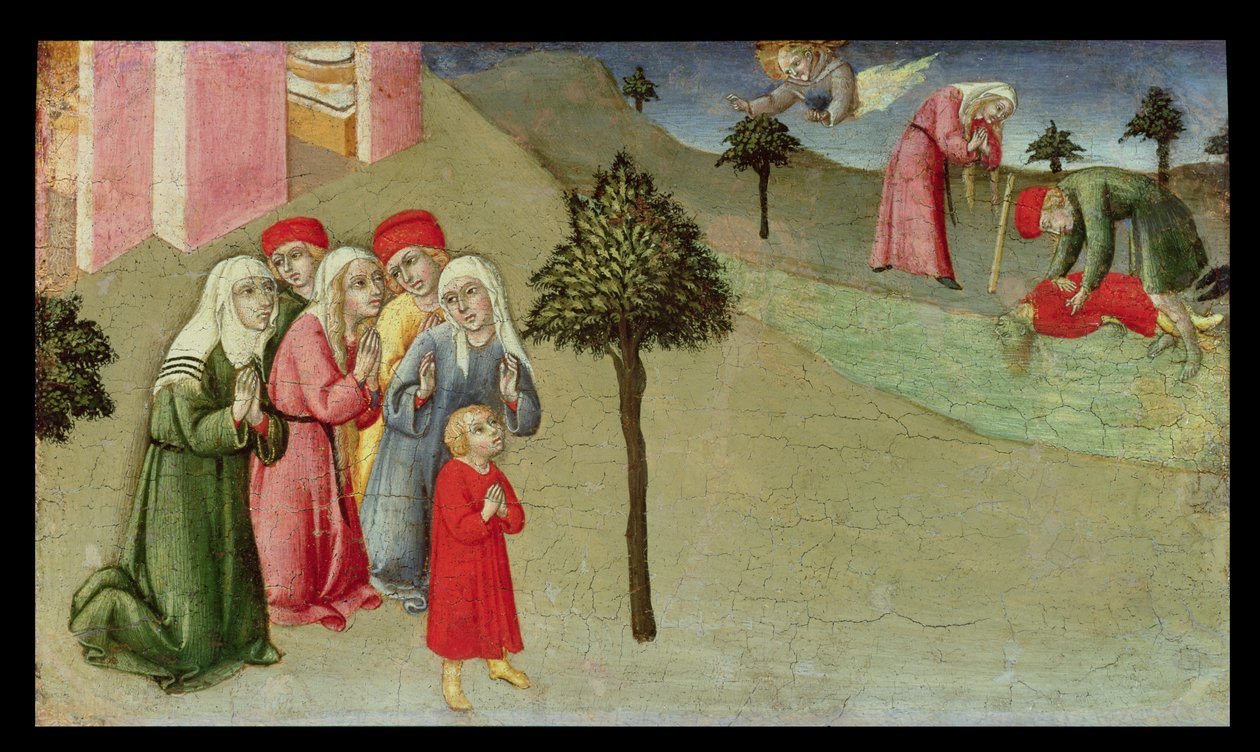 Zázrak San Bernardino od Sano di Pietro