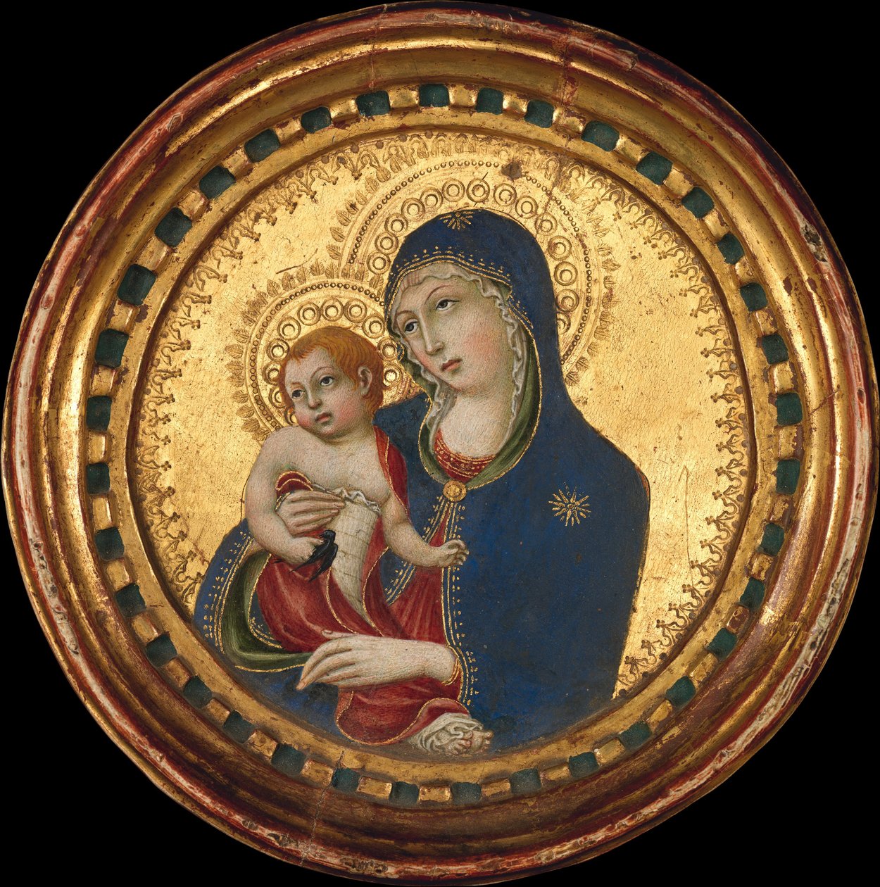 Madona s dítětem, polovina 15. století. od Sano di Pietro