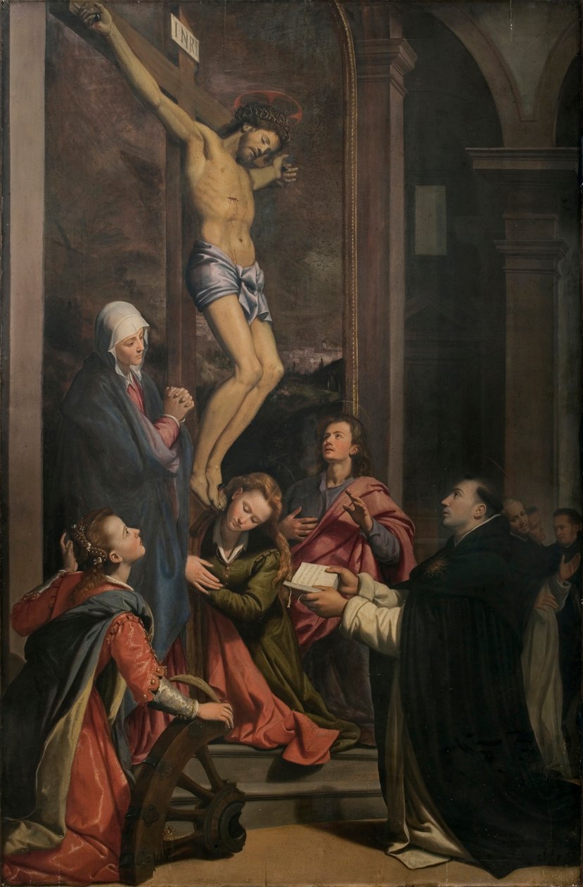 Vidění svatého Tomáše Akvinského, 1593. od Santi di Tito
