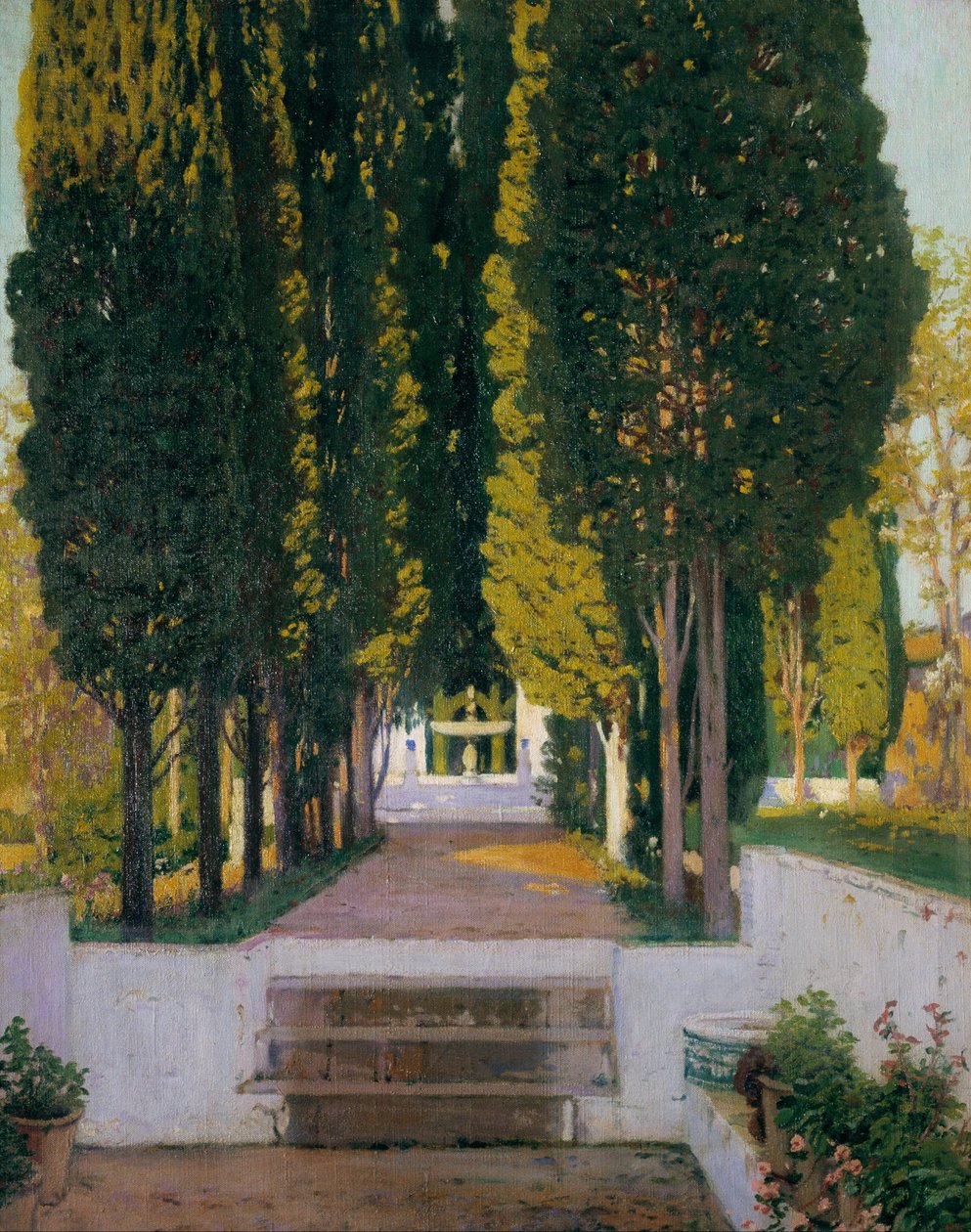 Zahrady Generalife od Santiago Rusiñol
